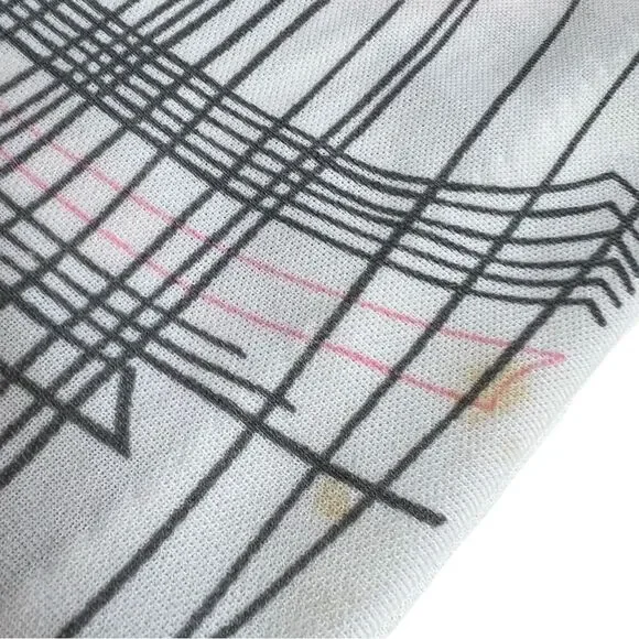 Mod 1960s Handmade One of a Kind Floral Sleeveless Shift Blouse - Picture 11 of 11